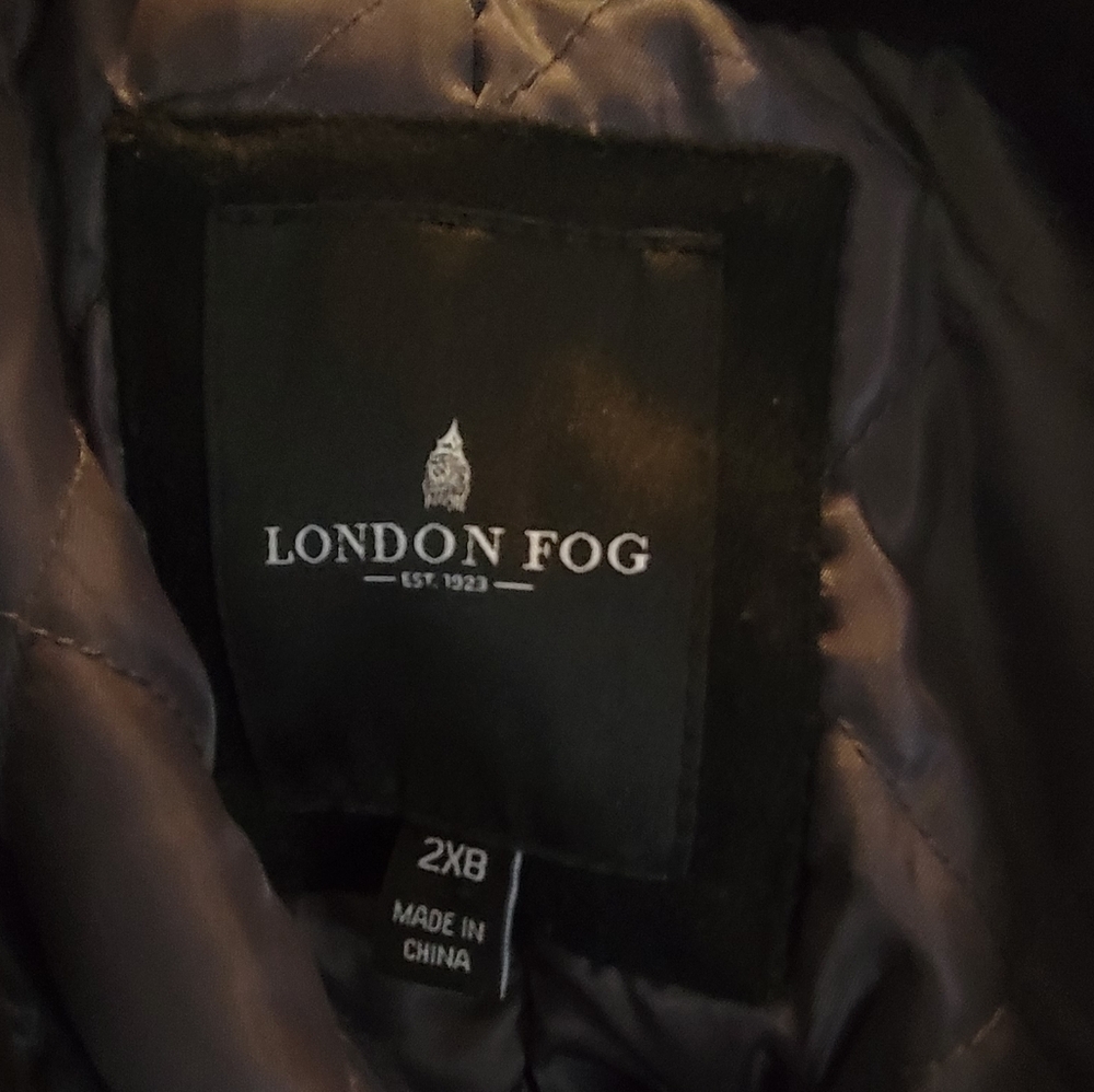 LONDON FOG Amity Wool Blend Car Coat sz 2XB - Picture 4 of 9